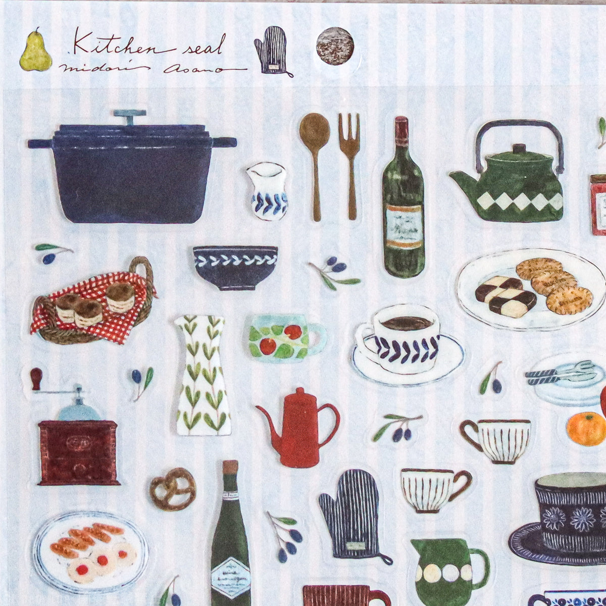 Midori Asano Stickers Kitchen Seal