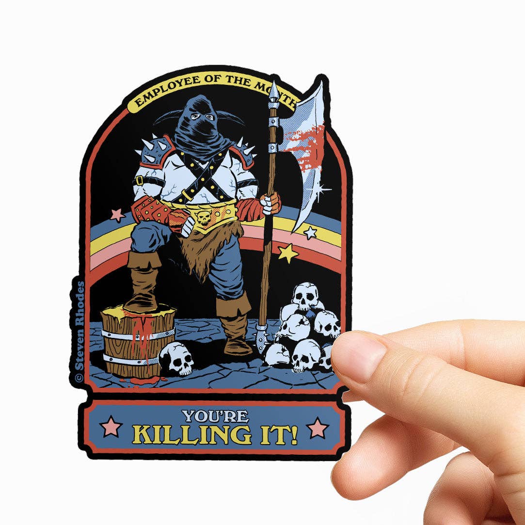 Steven Rhodes Vinyl Sticker You're Killing It