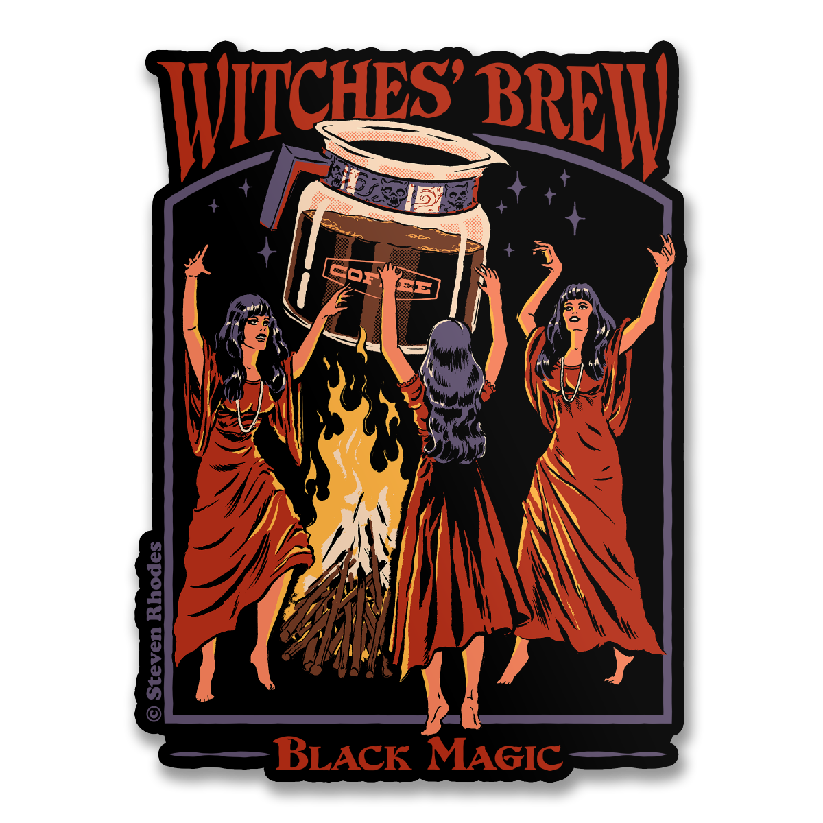 Steven Rhodes Vinyylitarra Witches' Brew