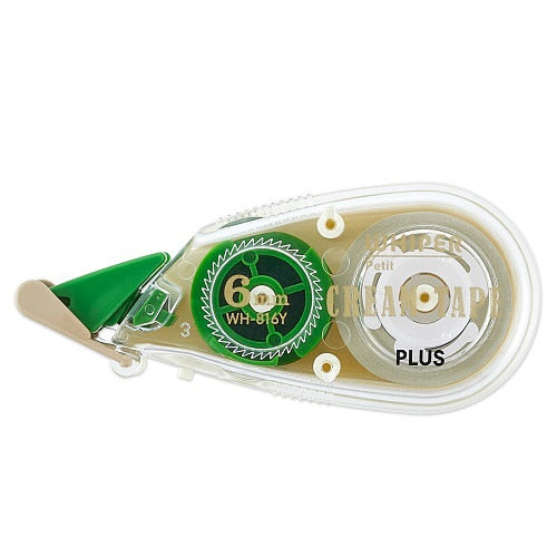 PLUS Whiper Petit Cream Correction Tape 6mm Correction tape with beautiful cream color Nice with Hobonichi Weeks and Midori MD-paper