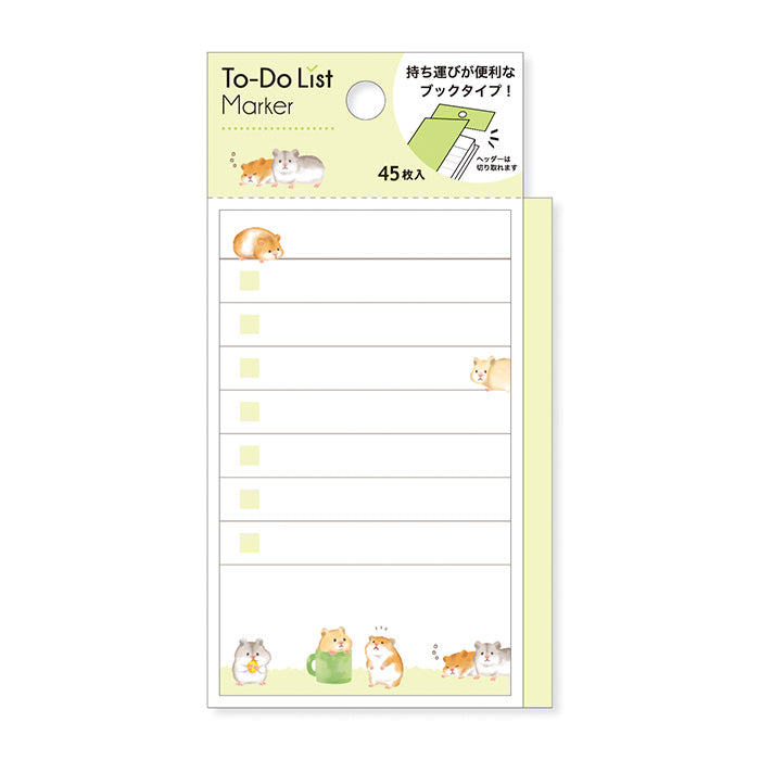 Mind Wave Sticky Notes Hamster To-Do List Marker Ditch boring sticky notes for these playful Stand Stick Markers! These cute animal sticky notes make organizing fun and easy, adding a touch of quirkiness to your desk.