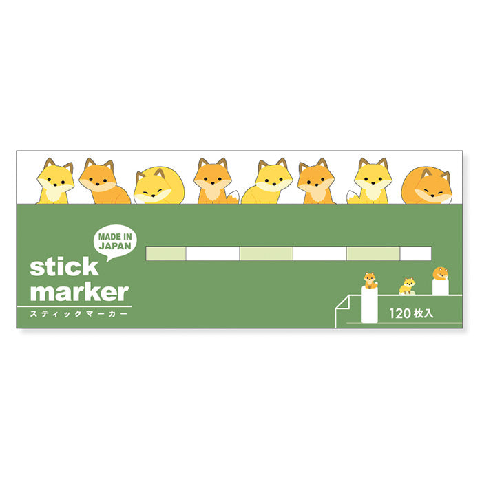 Mind Wave Sticky Notes Fox Stick Marker  Ditch boring sticky notes for these cute Mind Wave Stick Markers. These sticky notes make organizing fun and easy, adding a touch of quirkiness to your projects.