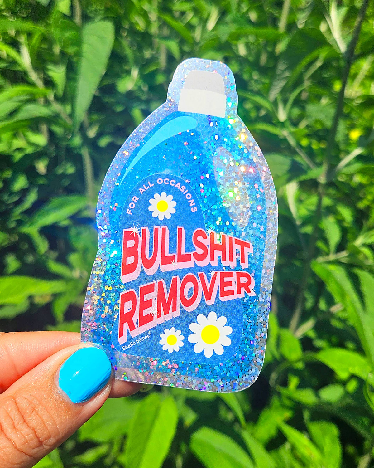 Glitter Sticker Bullshit Remover