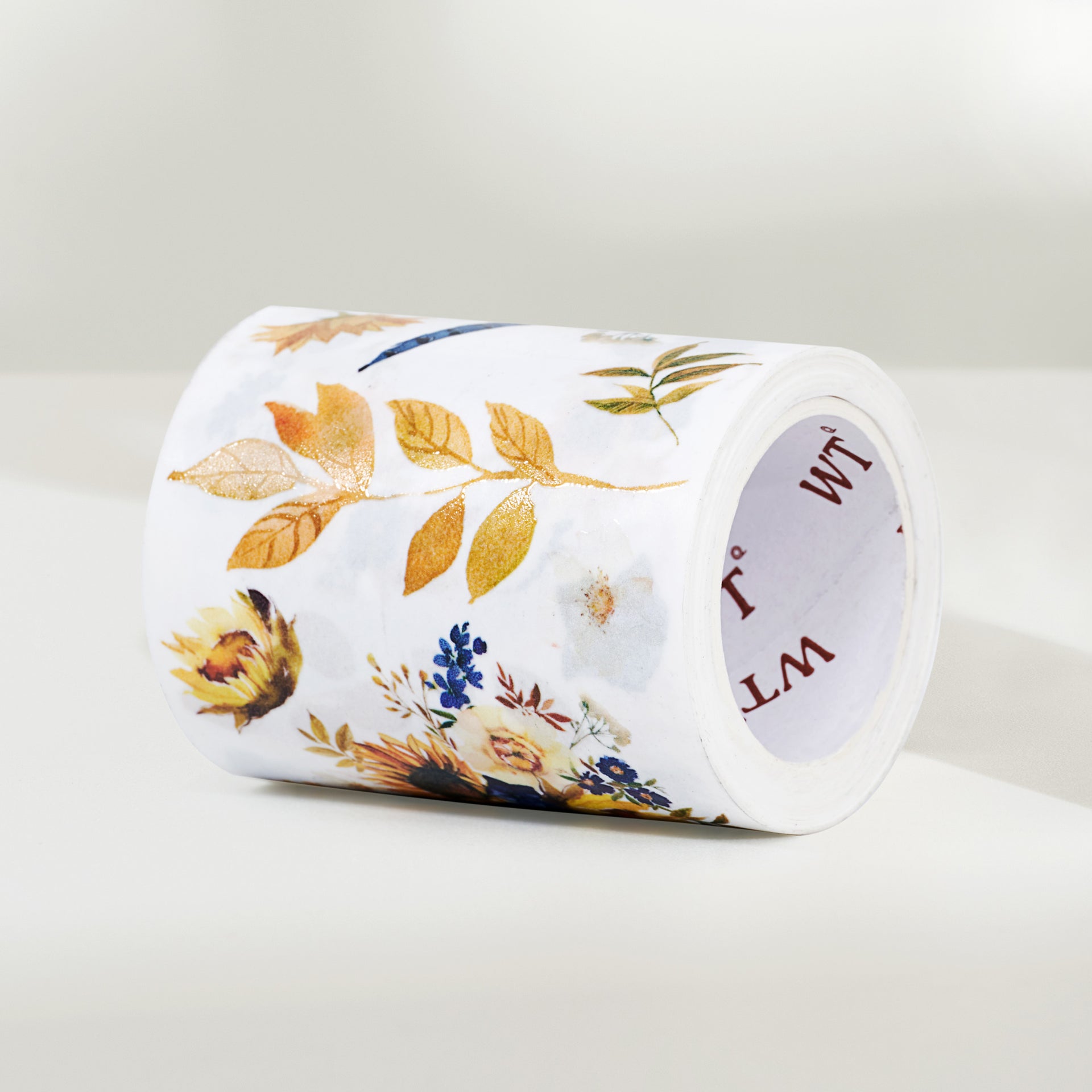 Sunflower & Navy Wide Washiteippi 60mm