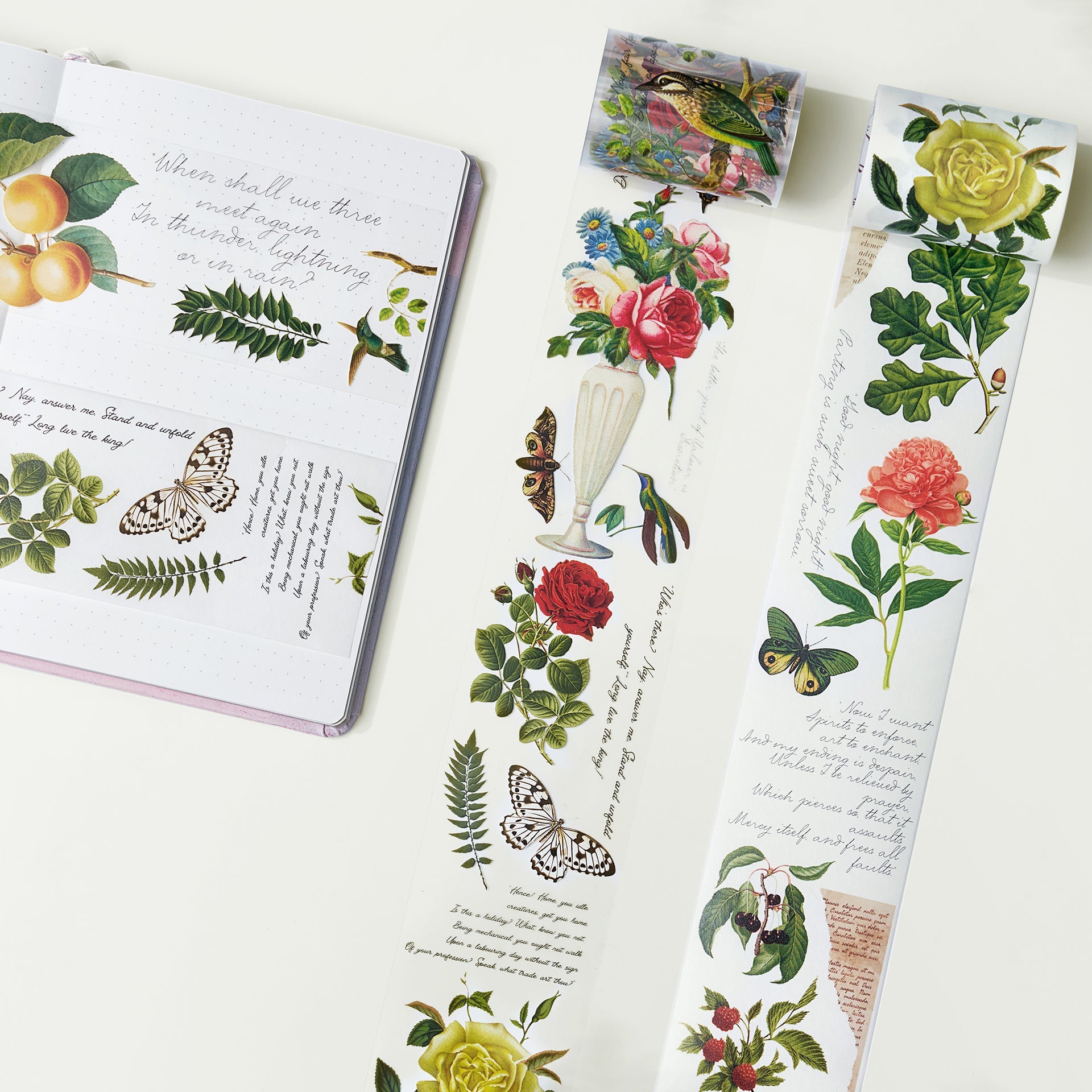 The Washi Tape Shop Romeo's Roses Wide PET -tape 60mm