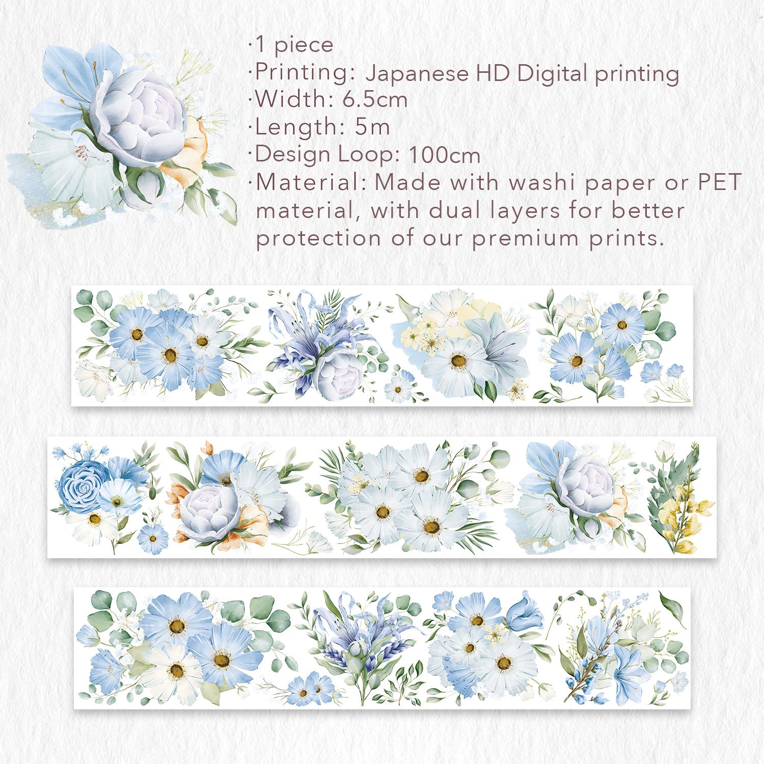 Serene Wide PET -tape 65mm
