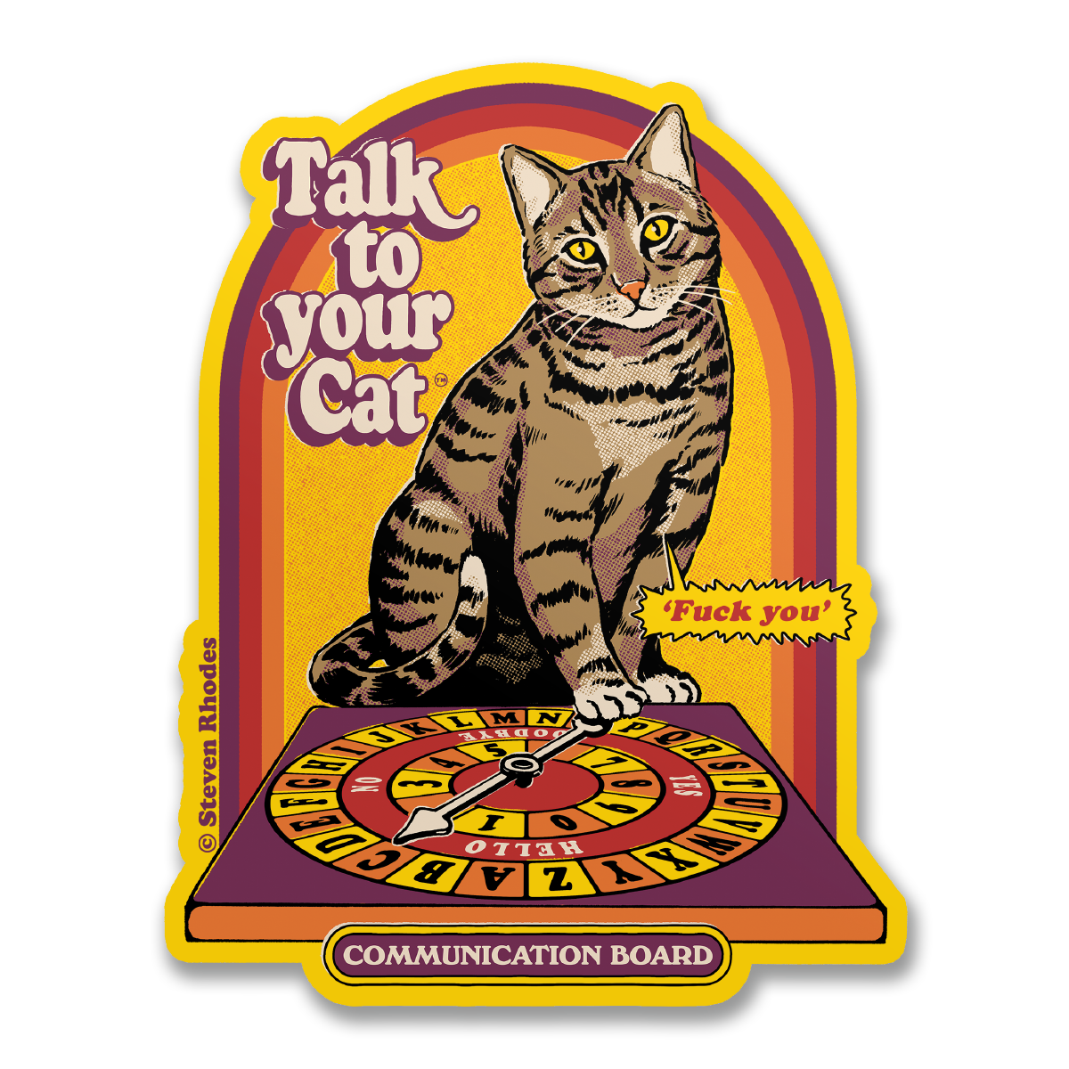 Steven Rhodes Vinyylitarra Talk To Your Cat