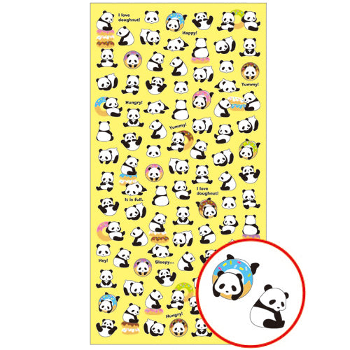 Mind Wave Doughnut Panda Stickers