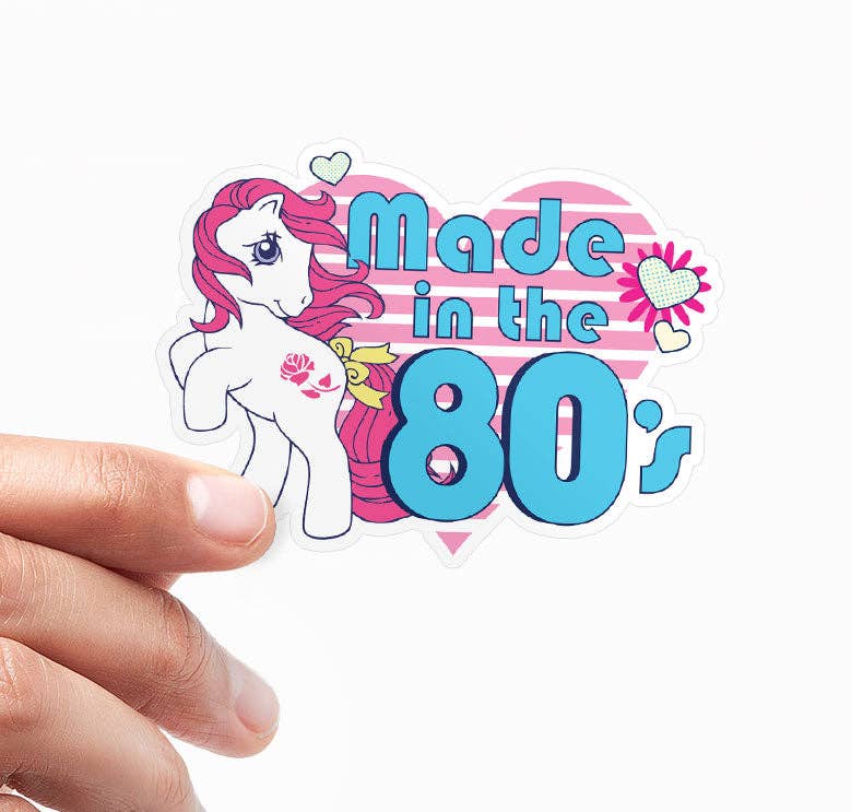 My Little Pony Vinyl Sticker Made in the 80's