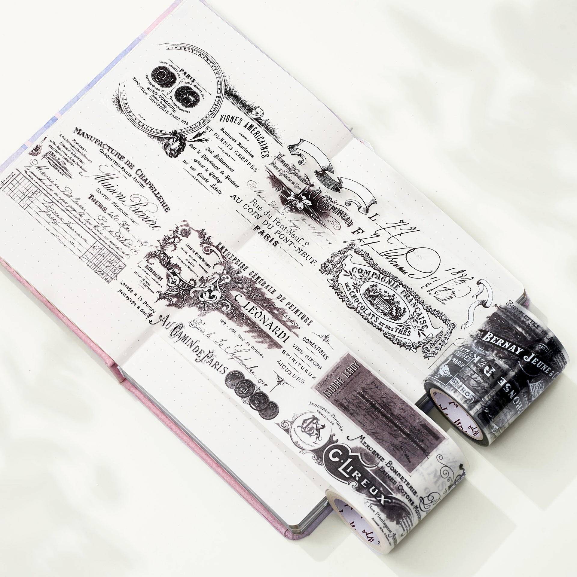 The Washi Tape Shop Parisian Écriture Wide Washitape 60mm