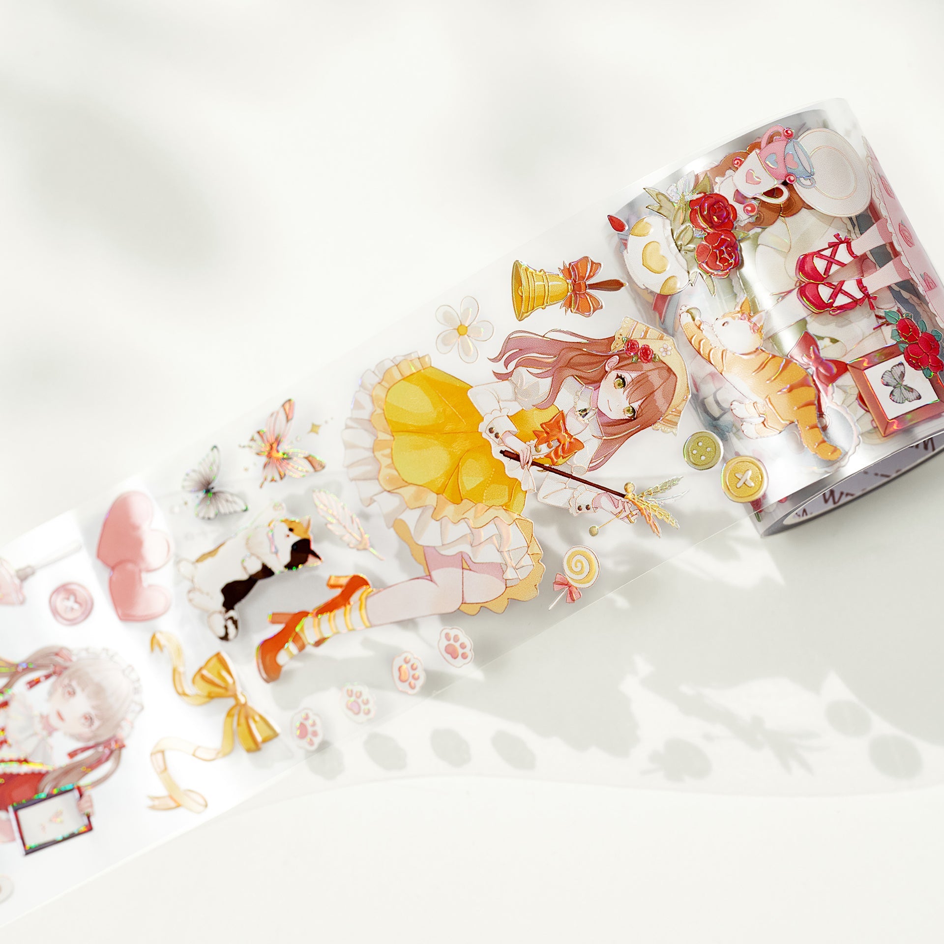 Teatime Delights Iridescent Wide PET -tape 60mm
