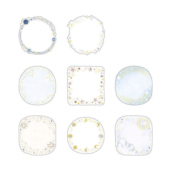 Mind Wave Star Frame Label Sticker These writable label stickers are perfect for decorating your notebook and planner or adding a personal touch to your other papercraft projects.