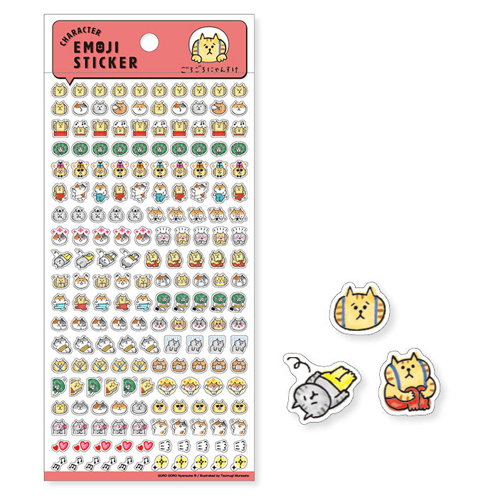 Mind Wave Character Feelings Sticker Nyansuke Cat Red