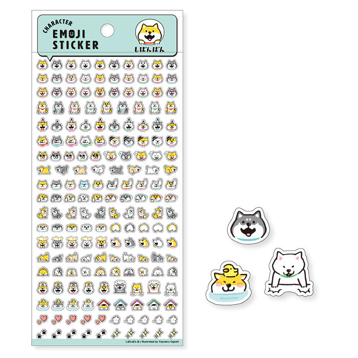 Mind Wave Character Feelings Sticker Shiba Dog