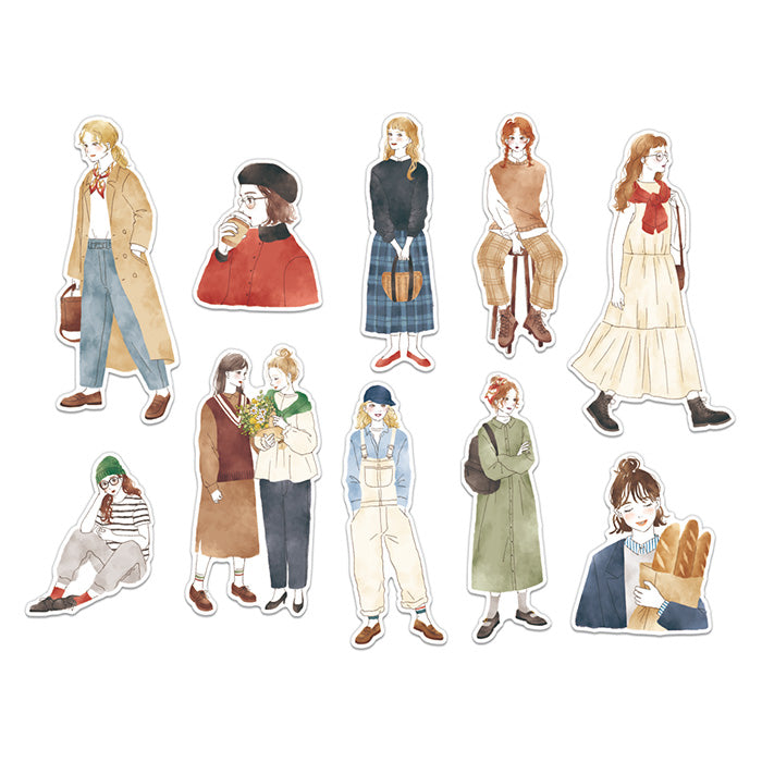 Mind Wave Amie British Girl Stickers Enhance your papercraft projects with Mind Wave Girl Stickers. These elegant stickers feature stylish girls and are perfect for planners, notebooks, and more.