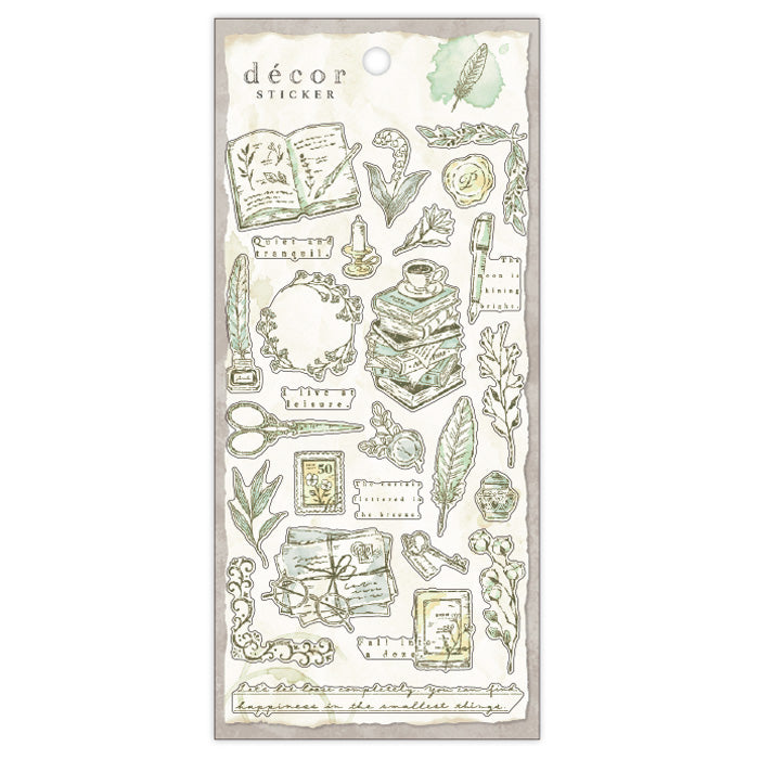 Mind Wave Decor Sticker Spruce  These Japanese stickers are perfect for planners, notebooks, and other papercraft projects.