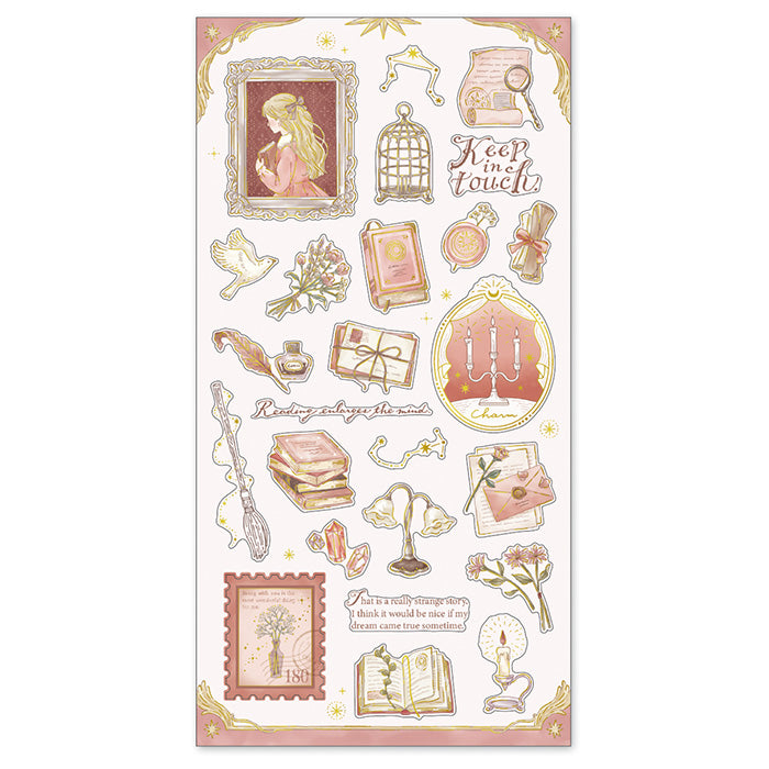 Mind Wave Jupine Stickers Sophia  These Japanese stickers are perfect for planners, notebooks, and other papercraft projects.