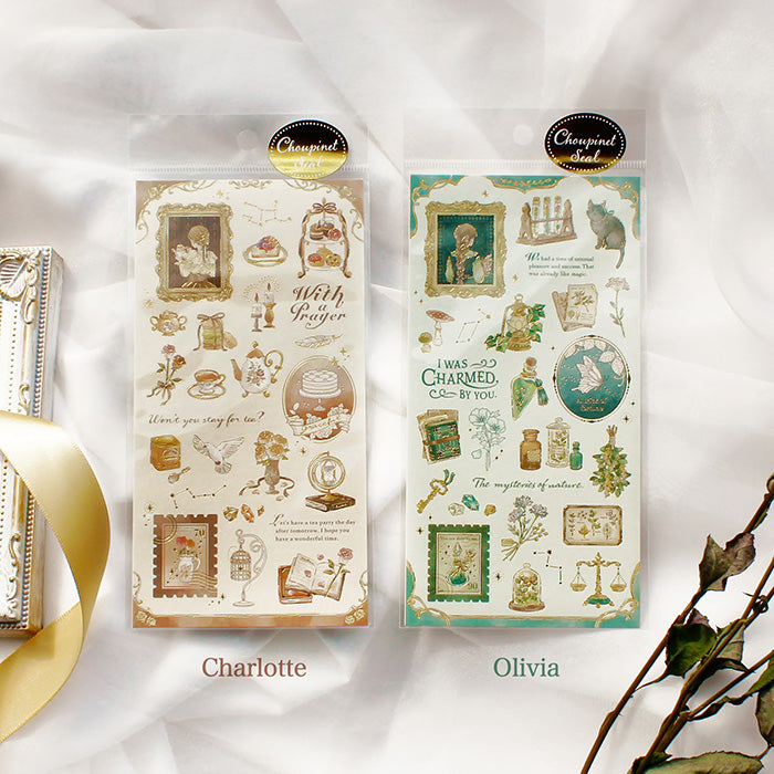 Mind Wave Jupine Stickers Charlotte These Japanese stickers are perfect for planners, notebooks, and other papercraft projects.