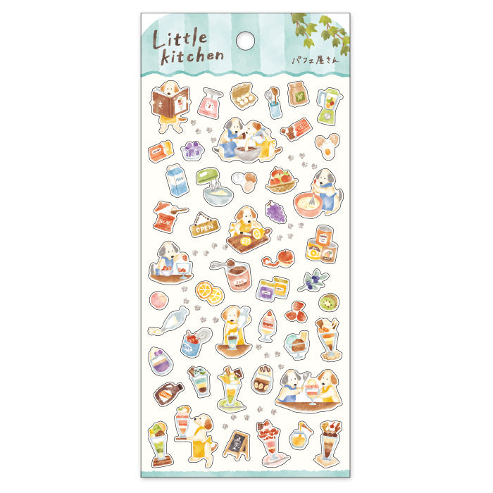Mind Wave Little Kitchen Sticker Parfait Shop  These Japanese stickers are perfect for planners, notebooks, and other papercraft projects.