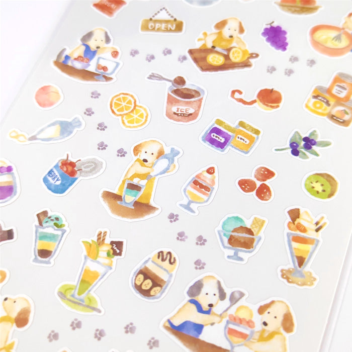 Mind Wave Little Kitchen Sticker Parfait Shop  These Japanese stickers are perfect for planners, notebooks, and other papercraft projects.