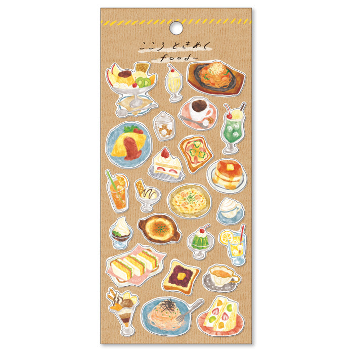 Mind Wave Food Sticker Cafe  These Japanese stickers are perfect for planners, notebooks, and other papercraft projects.