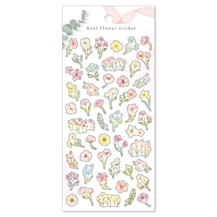 Mind Wave Neat Flower Sticker Pink