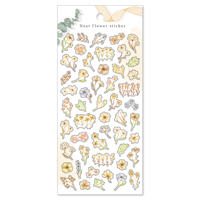 Mind Wave Neat Flower Sticker Beige