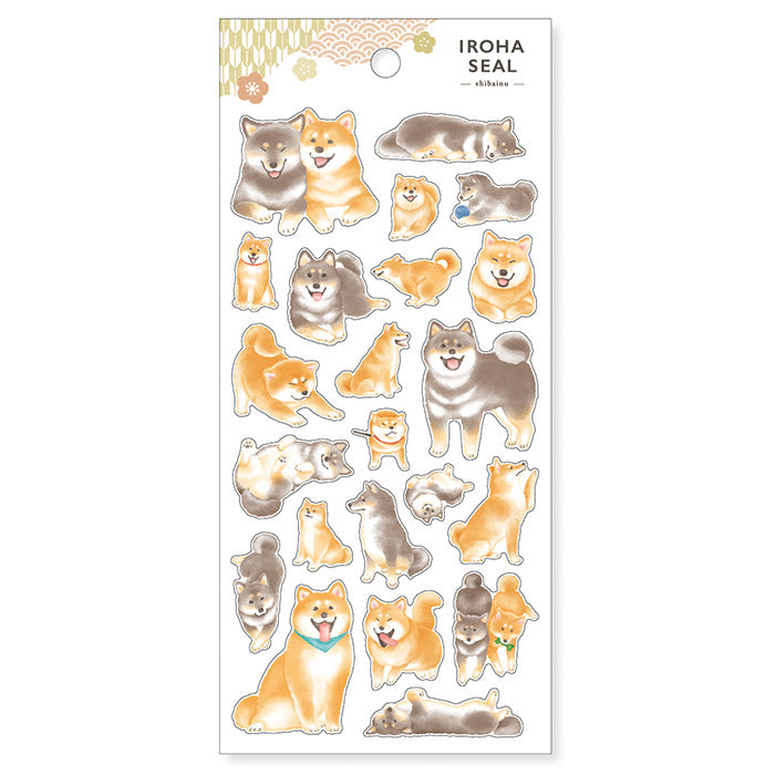 Mind Wave Iroha Seal Sticker Shibainu