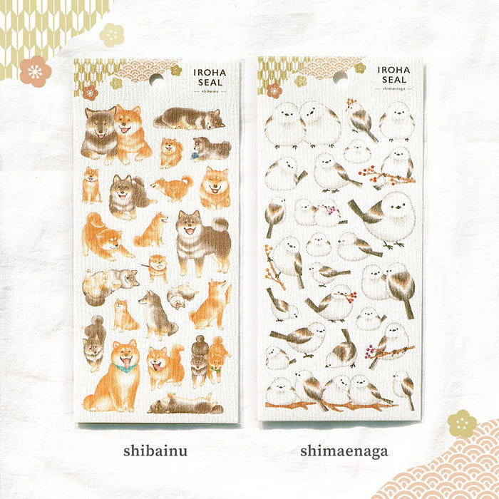 Mind Wave Iroha Seal Sticker Shibainu