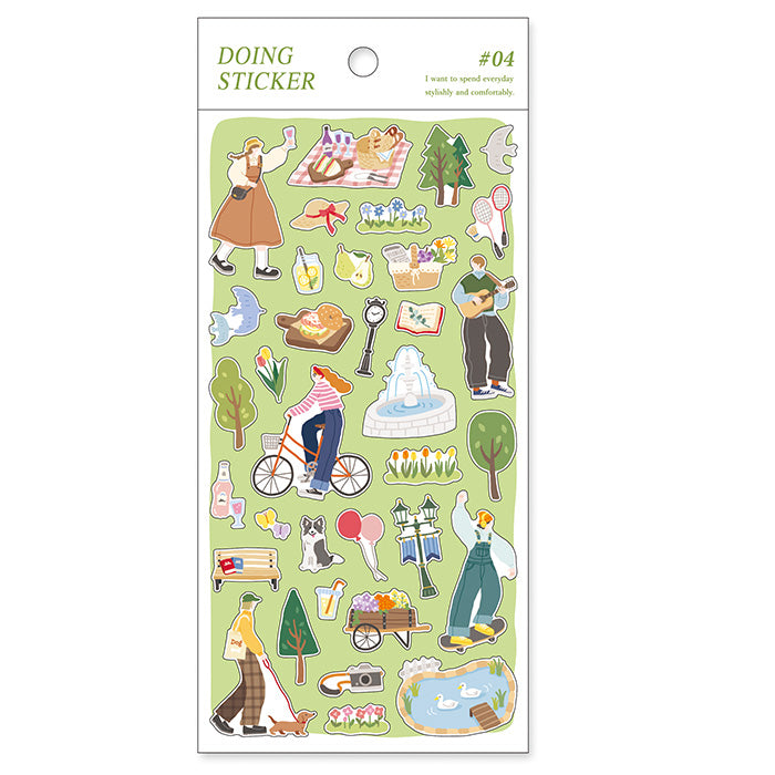 Mind Wave DOING Sticker #04 Stroll