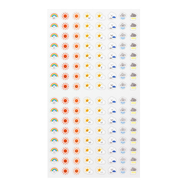 Midori Diary Sticker Feelings Weather