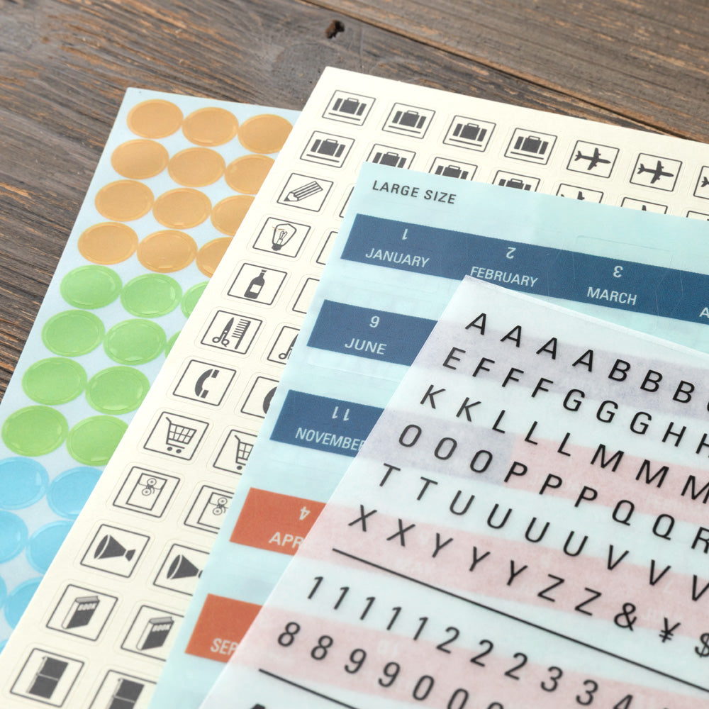 Traveler's Notebook 2026 Diary Customize Sticker set