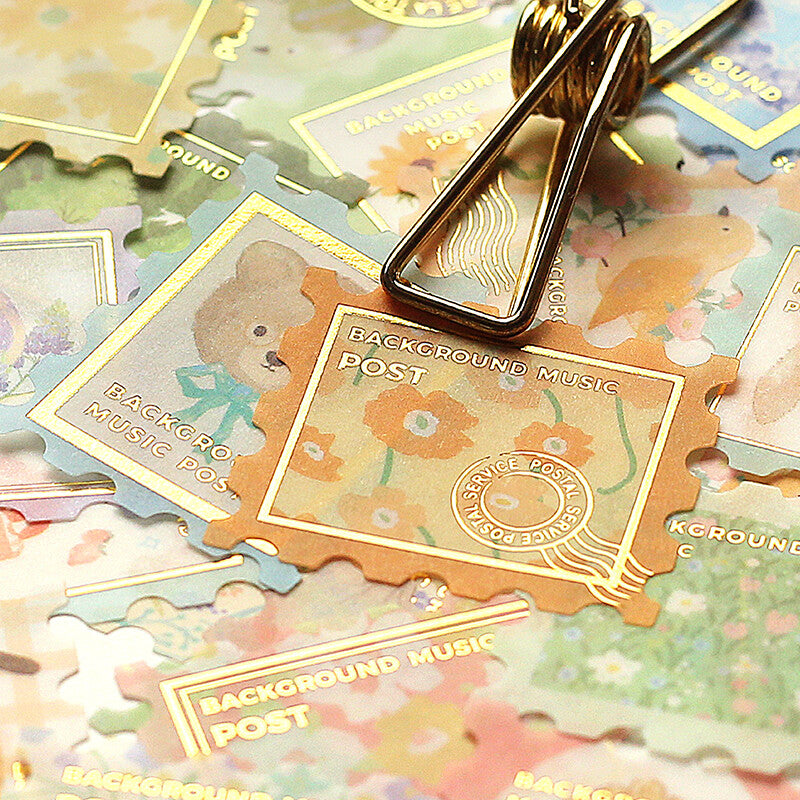BGM Washi Sticker Flakes Post Office Animal