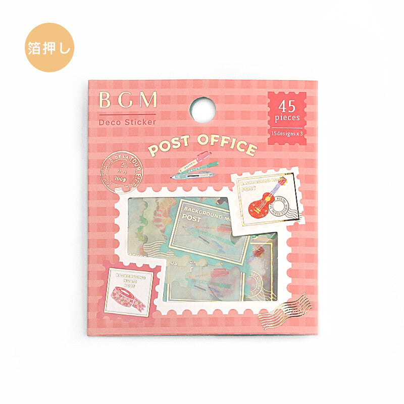 BGM Washi Sticker Flakes Post Office Miscellaneous Goods