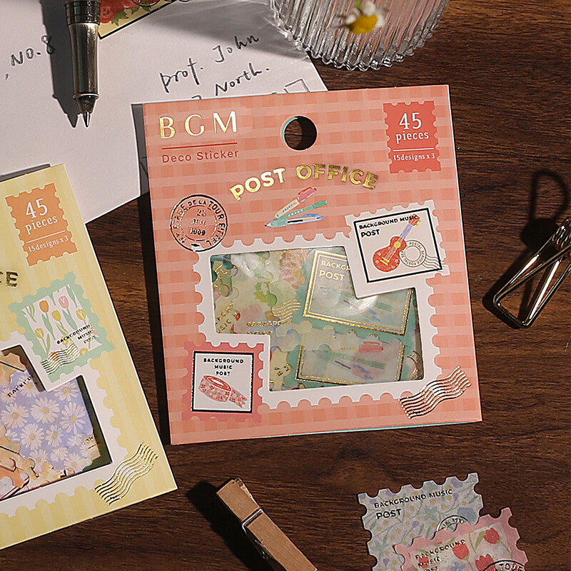 BGM Washi Sticker Flakes Post Office Miscellaneous Goods