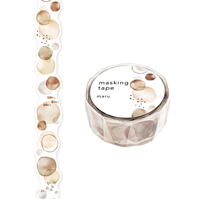 Mind Wave Washitape Maru Brown Dots Die-Cut Add a touch of style to your planning and papercraft projects with this Mind Wave Washitape. With a versatile brown dot design it is perfect for all your papercraft projects.