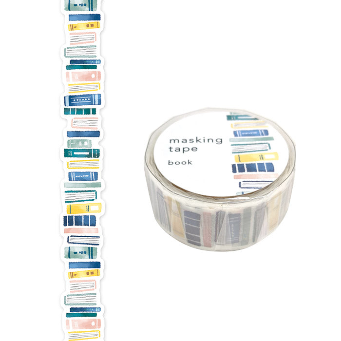 Mind Wave Book Washitape Die-Cut Perfect for planners, notebooks, and more, these fun books-shaped washitapes add a unique touch to your creations.