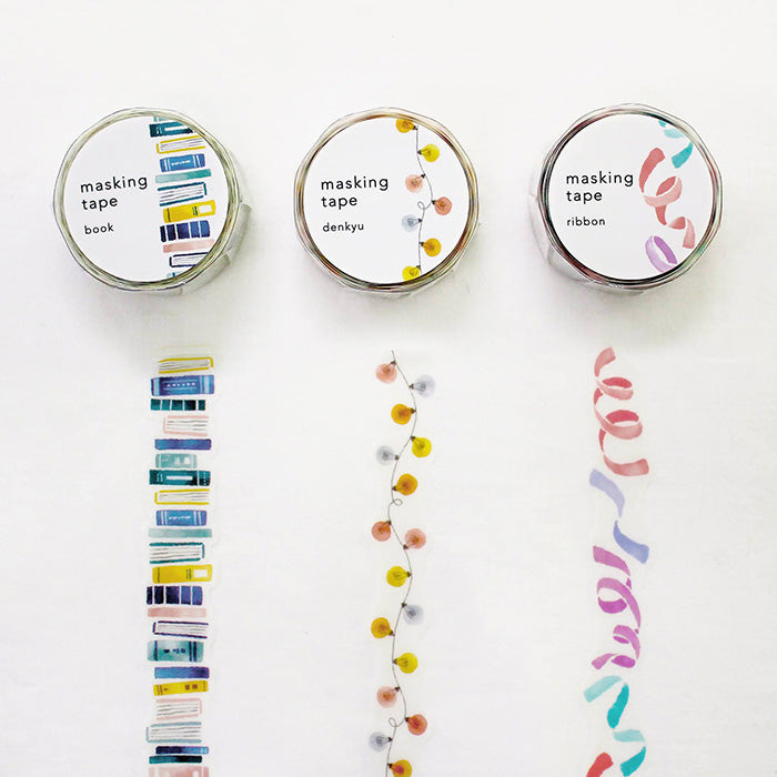 Mind Wave Book Washitape Die-Cut Perfect for planners, notebooks, and more, these fun books-shaped washitapes add a unique touch to your creations.