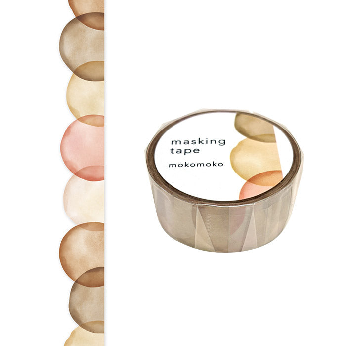 Mind Wave Washitape MokoMoko Round Dots Die-Cut Add a touch of style to your planning and papercraft projects with this Mind Wave Washitape. With a versatile brown dot design it is perfect for all your papercraft projects.