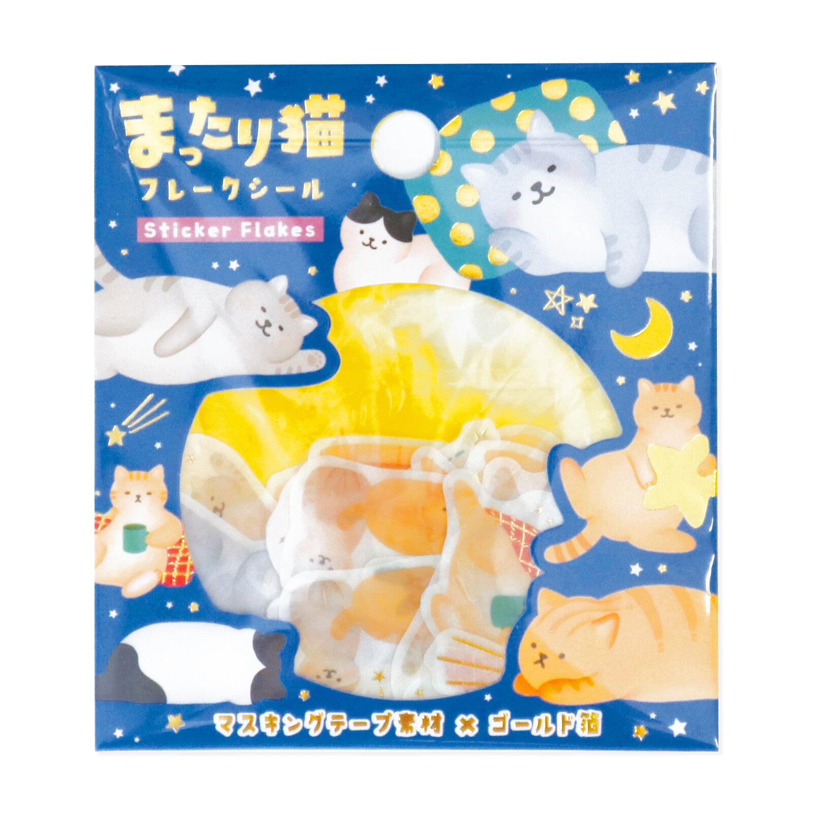 Washi Sticker Flakes Cats
