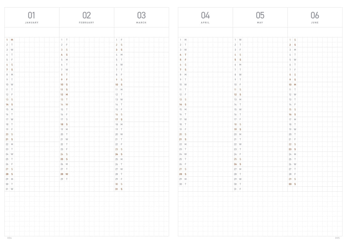 Take a Note 2024 MINI PLANNER A6 Tomoe River