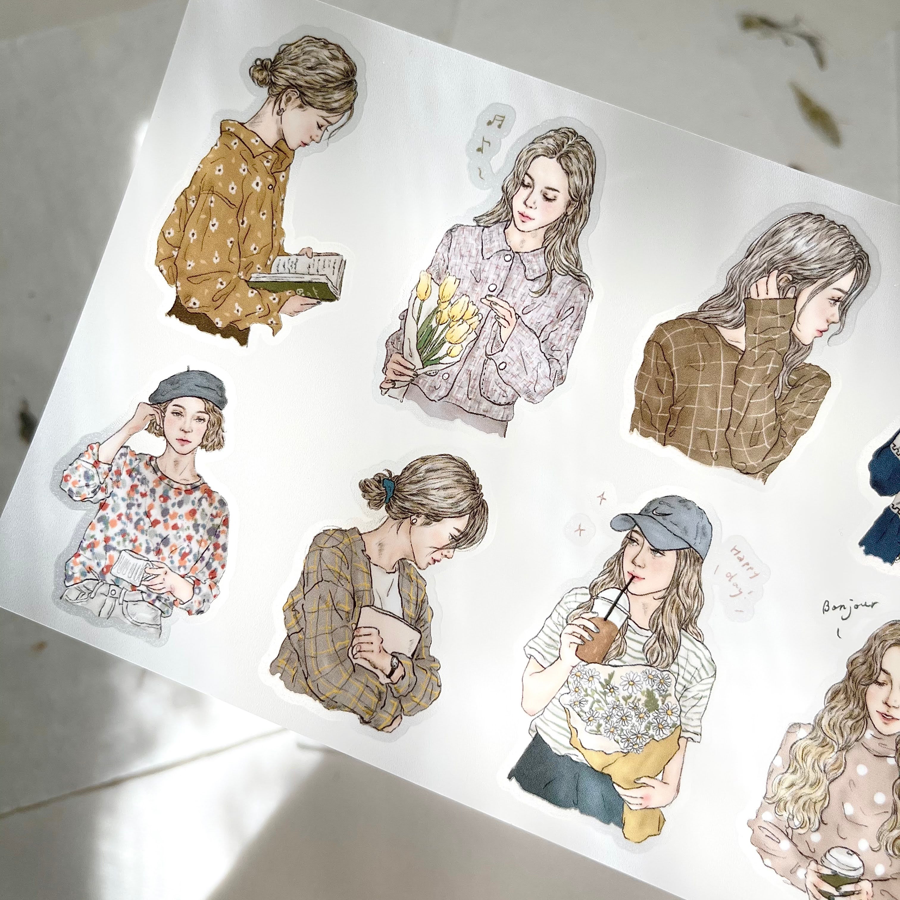 no.16 Transfer Stickers - 2 sheets