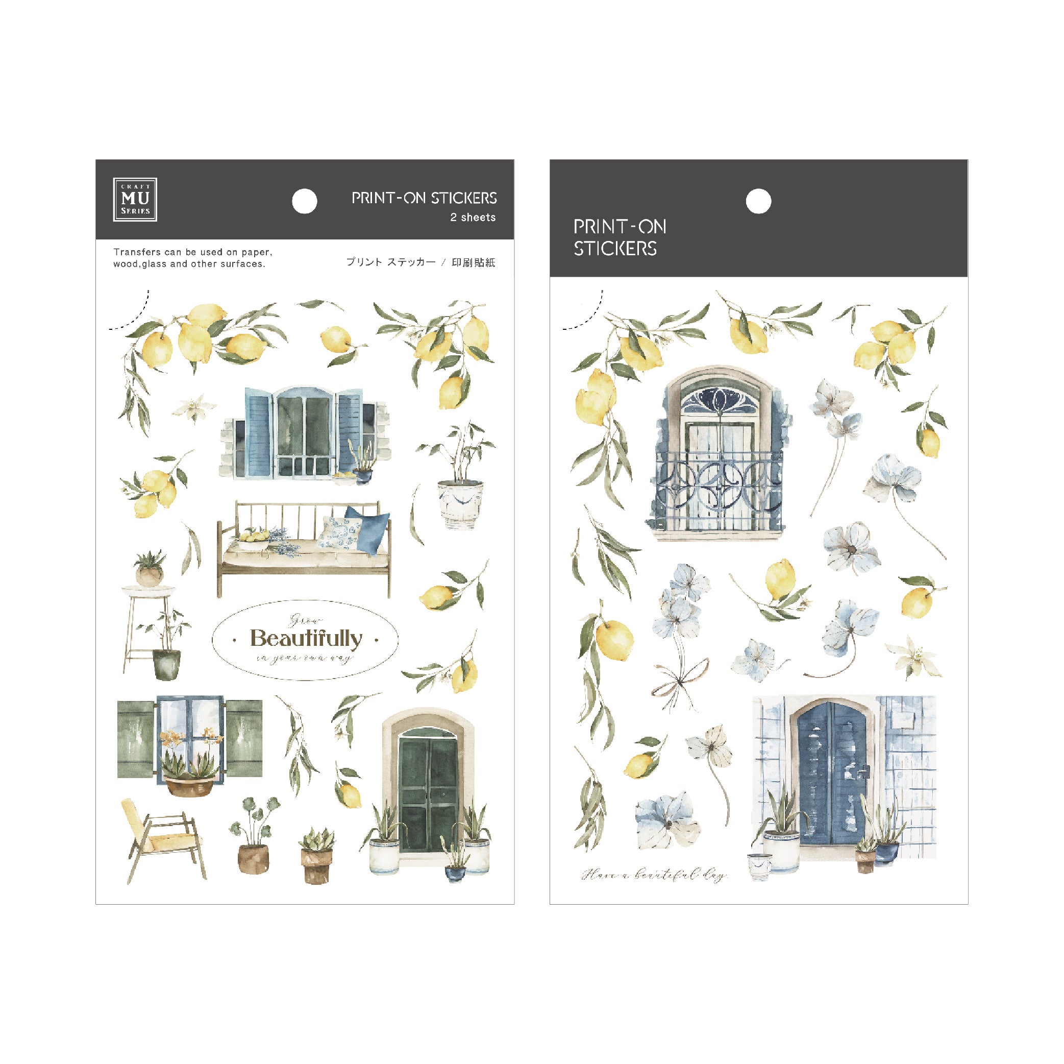 MU Life Style MU Print-ON Sticker 245