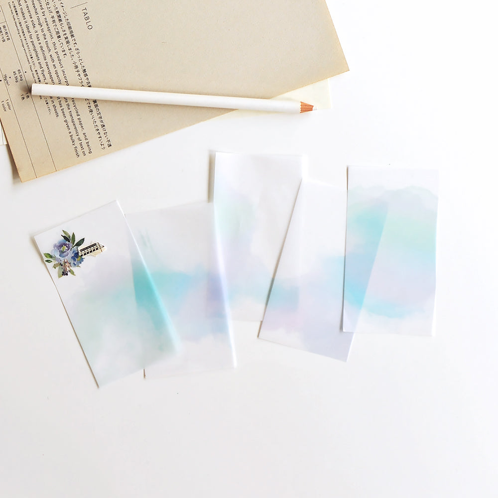 MU Life Style Dyeing Tracing Paper 10 Vanilla Blue Sky