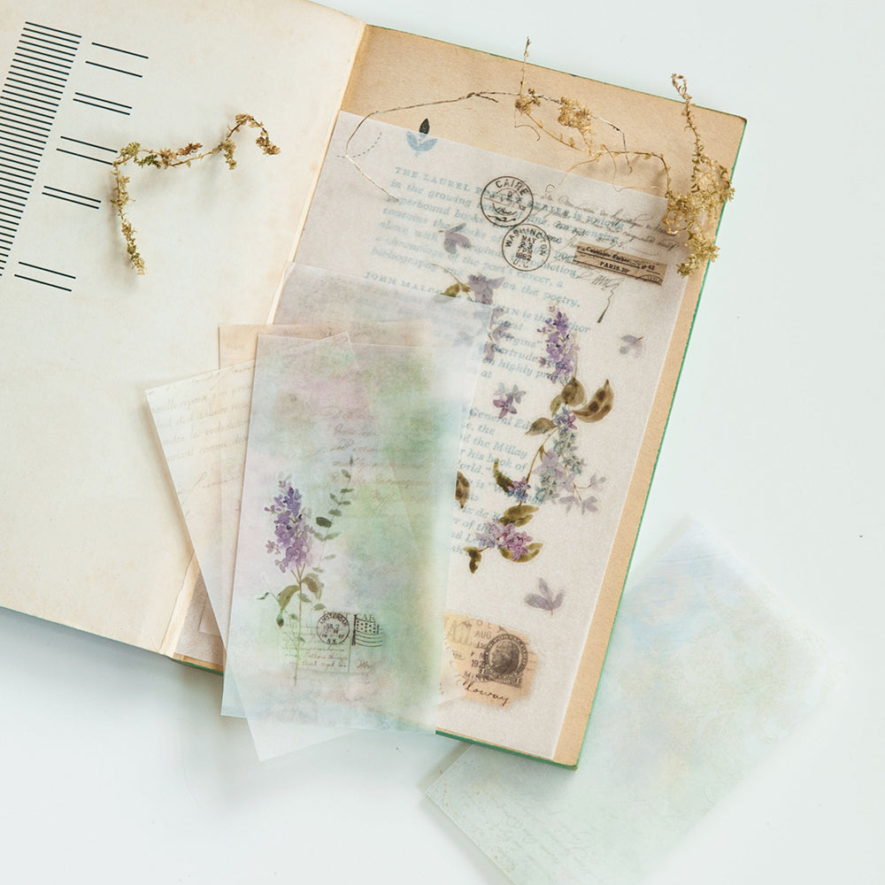 MU Life Style Dyeing Tracing Paper 20 Floating Old Song