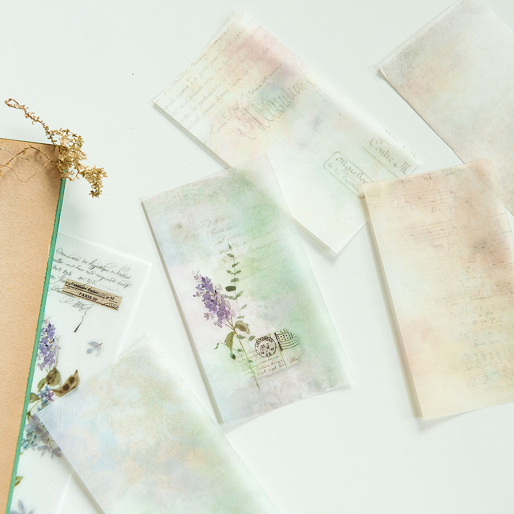 MU Life Style Dyeing Tracing Paper 20 Floating Old Song