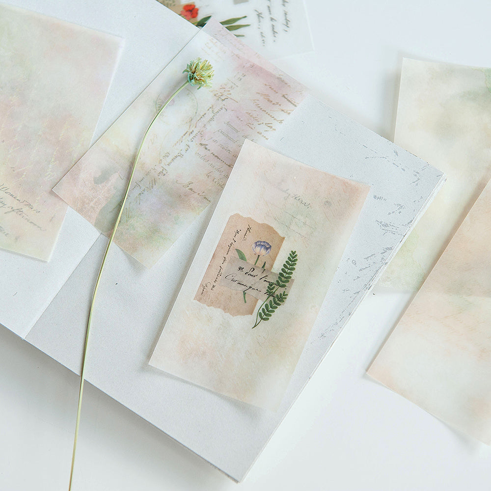 MU Life Style Dyeing Tracing Paper 21 Sentence Flowing Shadow