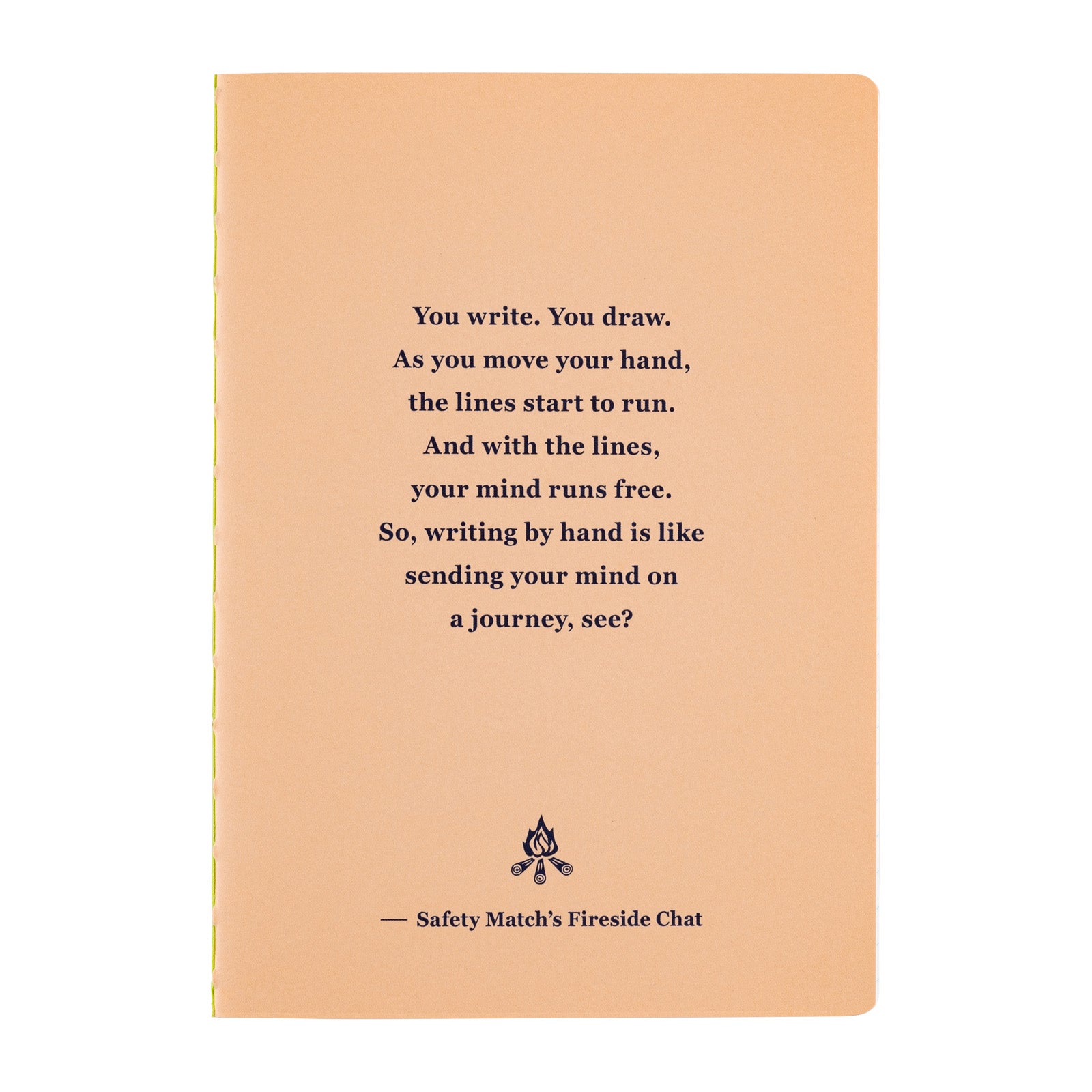 Fireside Chat Notebook - Lined (B6 Size)