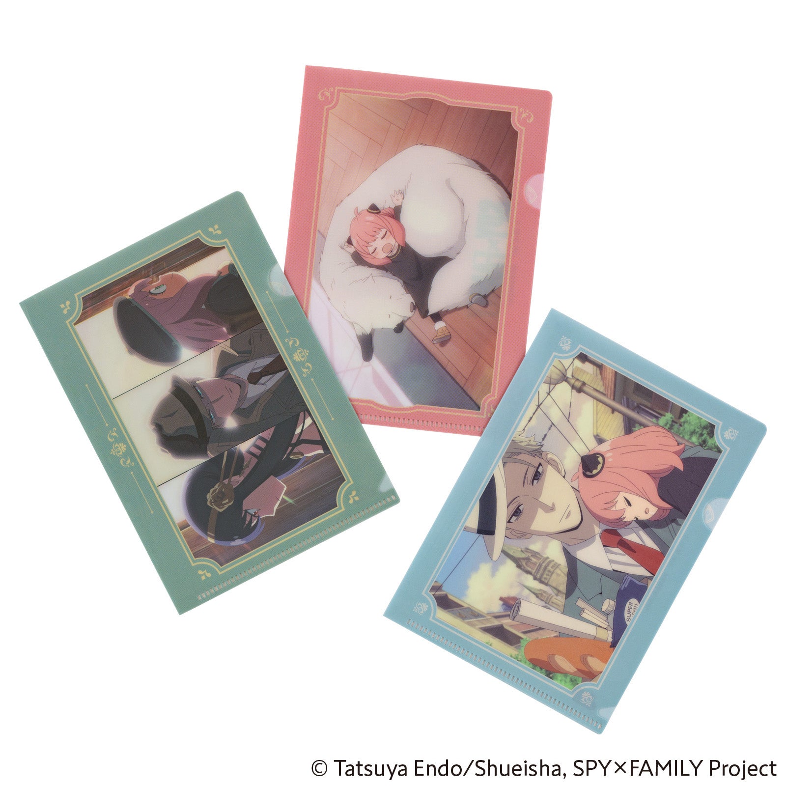 SPY x FAMILY: Hobonichi Clear Folder Set of 3 for A6 Size (SPY x FAMILY)