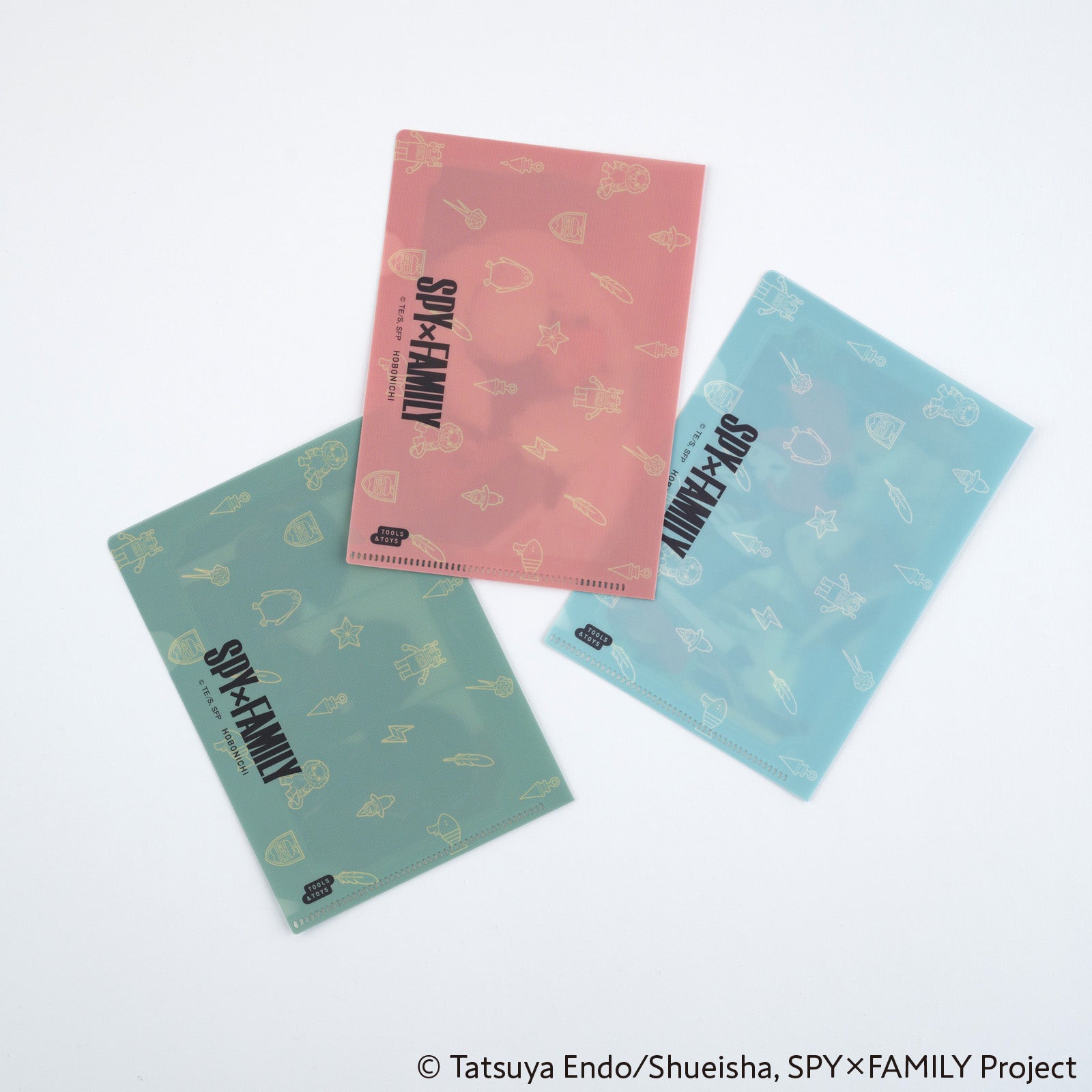 SPY x FAMILY: Hobonichi Clear Folder Set of 3 for A6 Size (SPY x FAMILY)